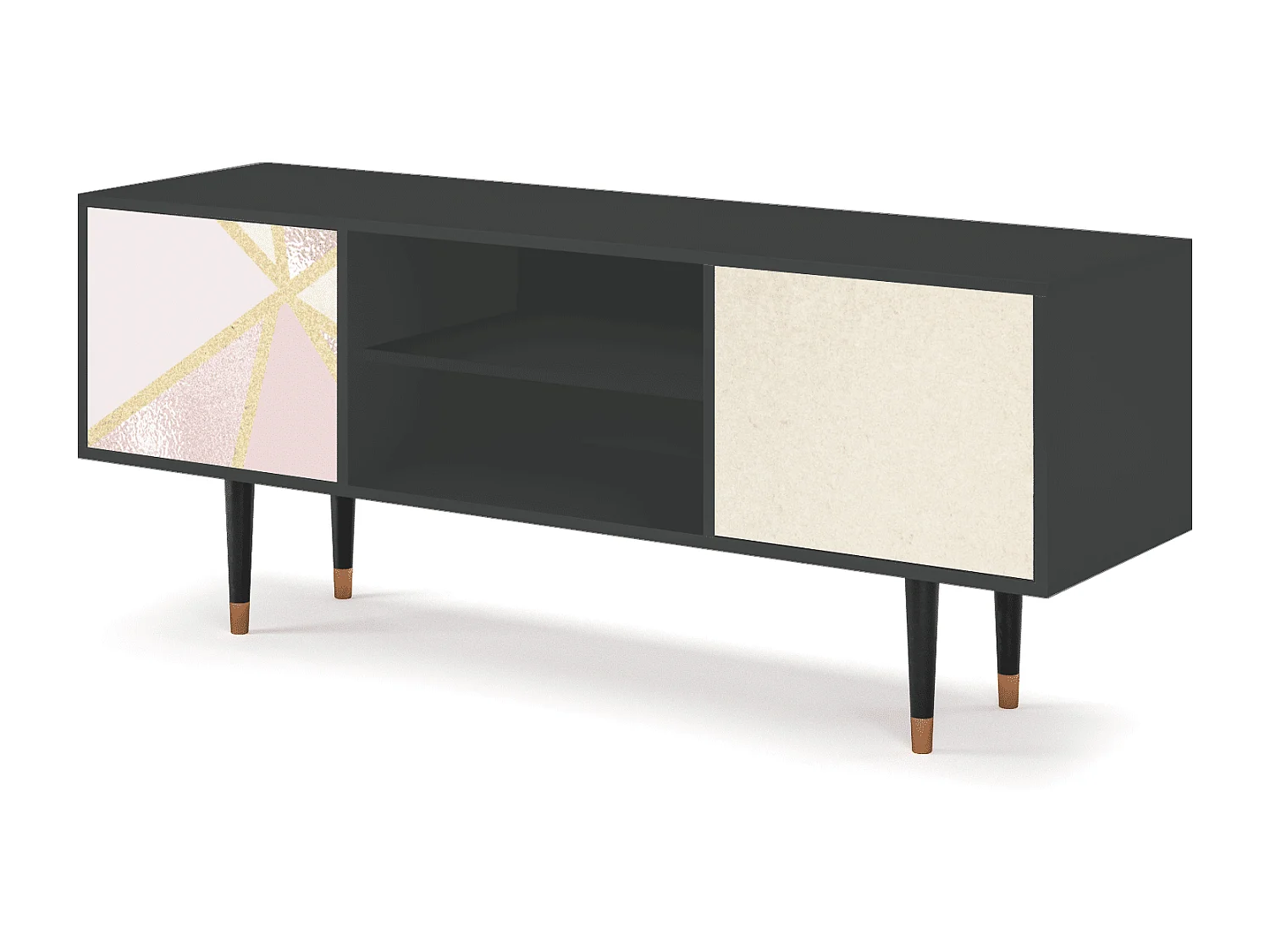 Meuble TV - 170х69х48 cm - T2 - Cosmopolitan Diva, Anthracite