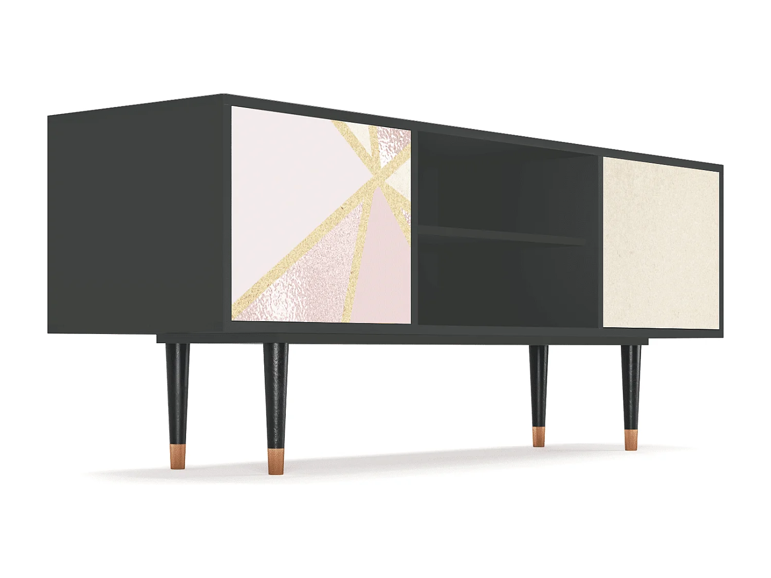 Meuble TV - 170х69х48 cm - T2 - Cosmopolitan Diva, Anthracite