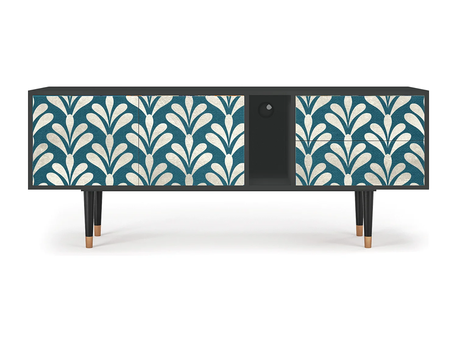 TV-Möbel - 170х69х48 cm - T1 - Milky Tears, Anthrazit