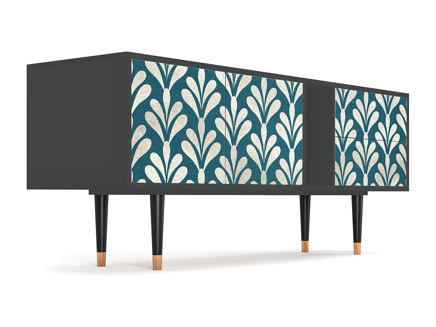 TV-Möbel - 170х69х48 cm - T1 - Milky Tears, Anthrazit