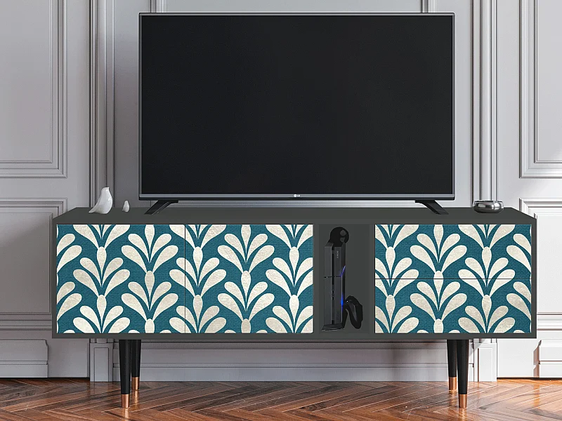 TV-Möbel - 170х69х48 cm - T1 - Milky Tears, Anthrazit