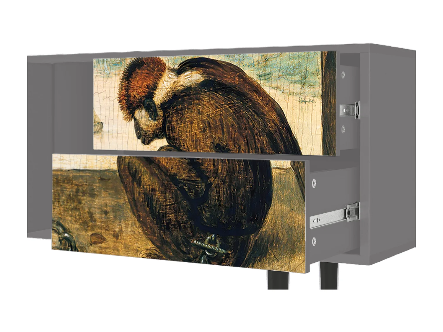 Meuble TV - 170х69х48 cm - T1 - Two Monkeys, Gris