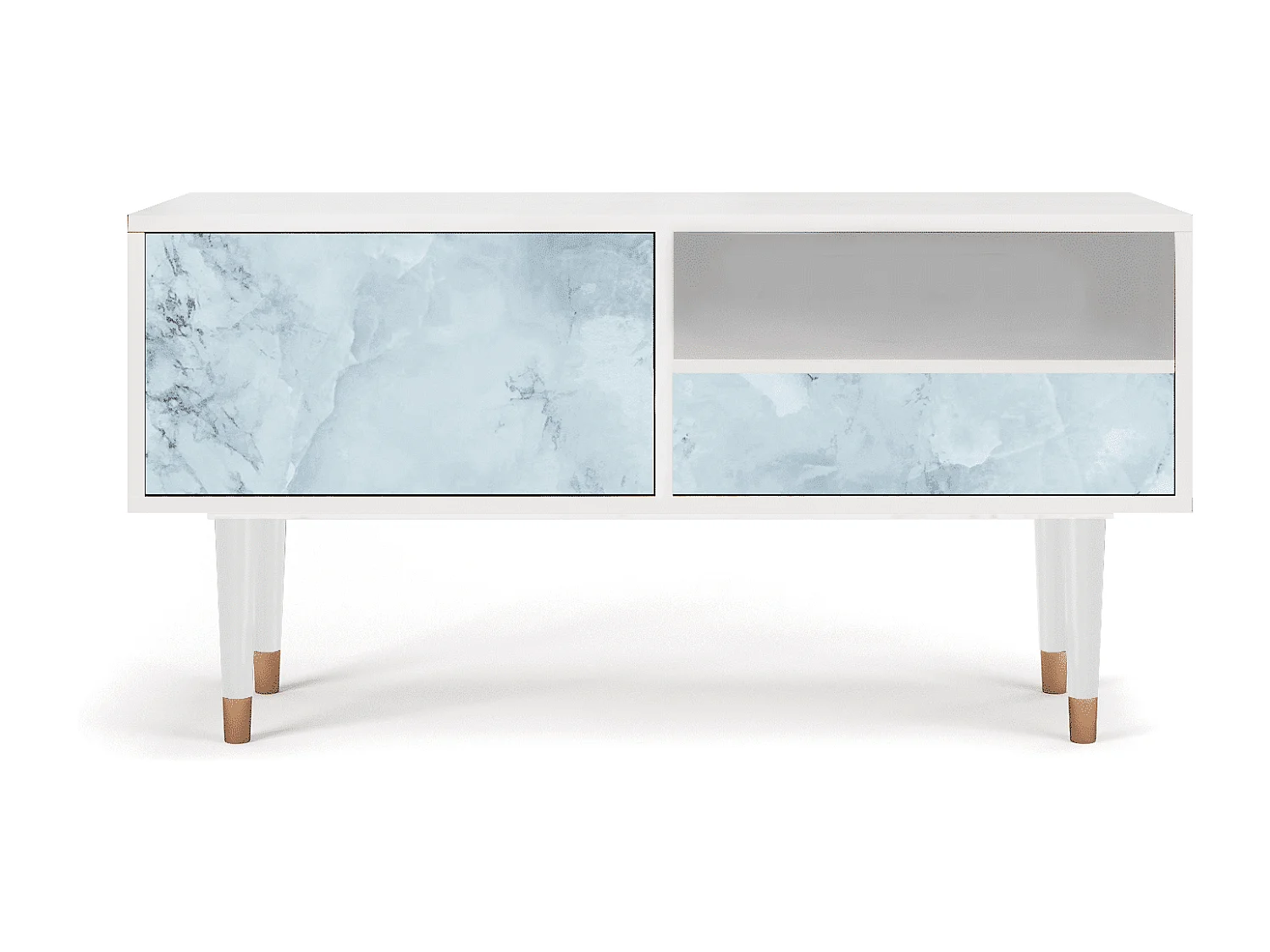 TV-meubel - 115х59х48 cm - T3 - Glacial Colour, Wit