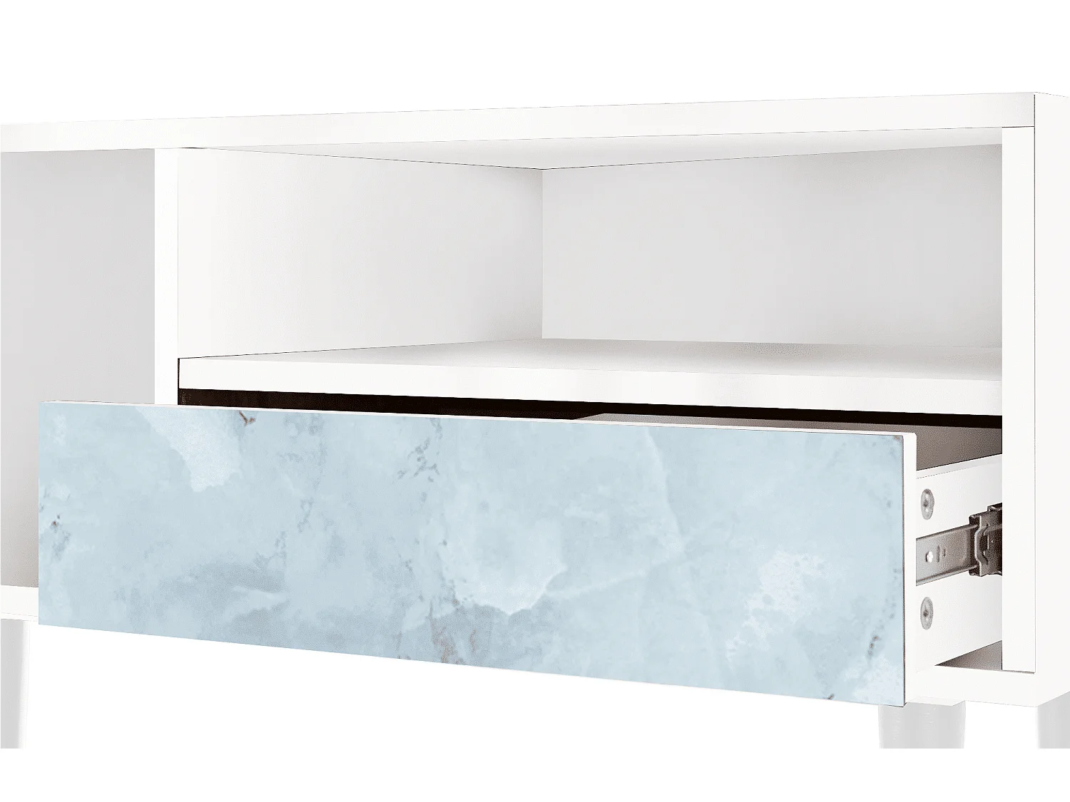 TV-meubel - 115х59х48 cm - T3 - Glacial Colour, Wit