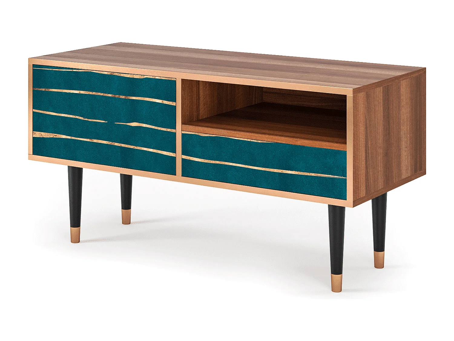 Mobile TV - 115х59х48 cm - T3 - Ocean Drive, Noce