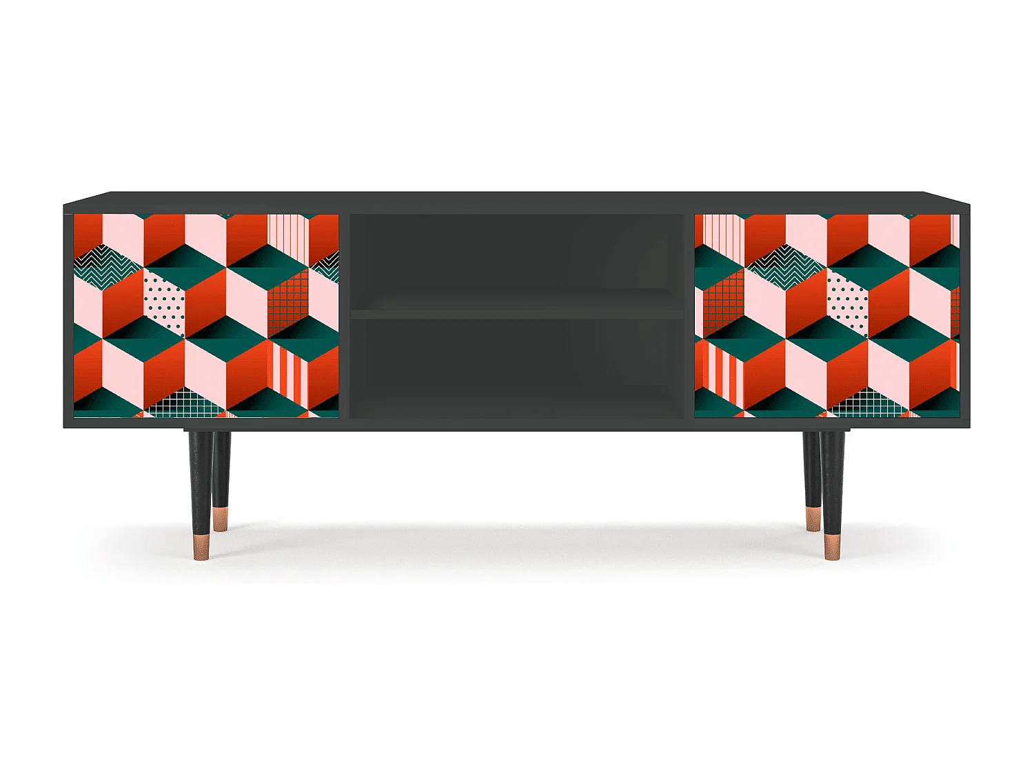 Meuble TV - 170х69х48 cm - T2 - Pepsi-Cola, Anthracite