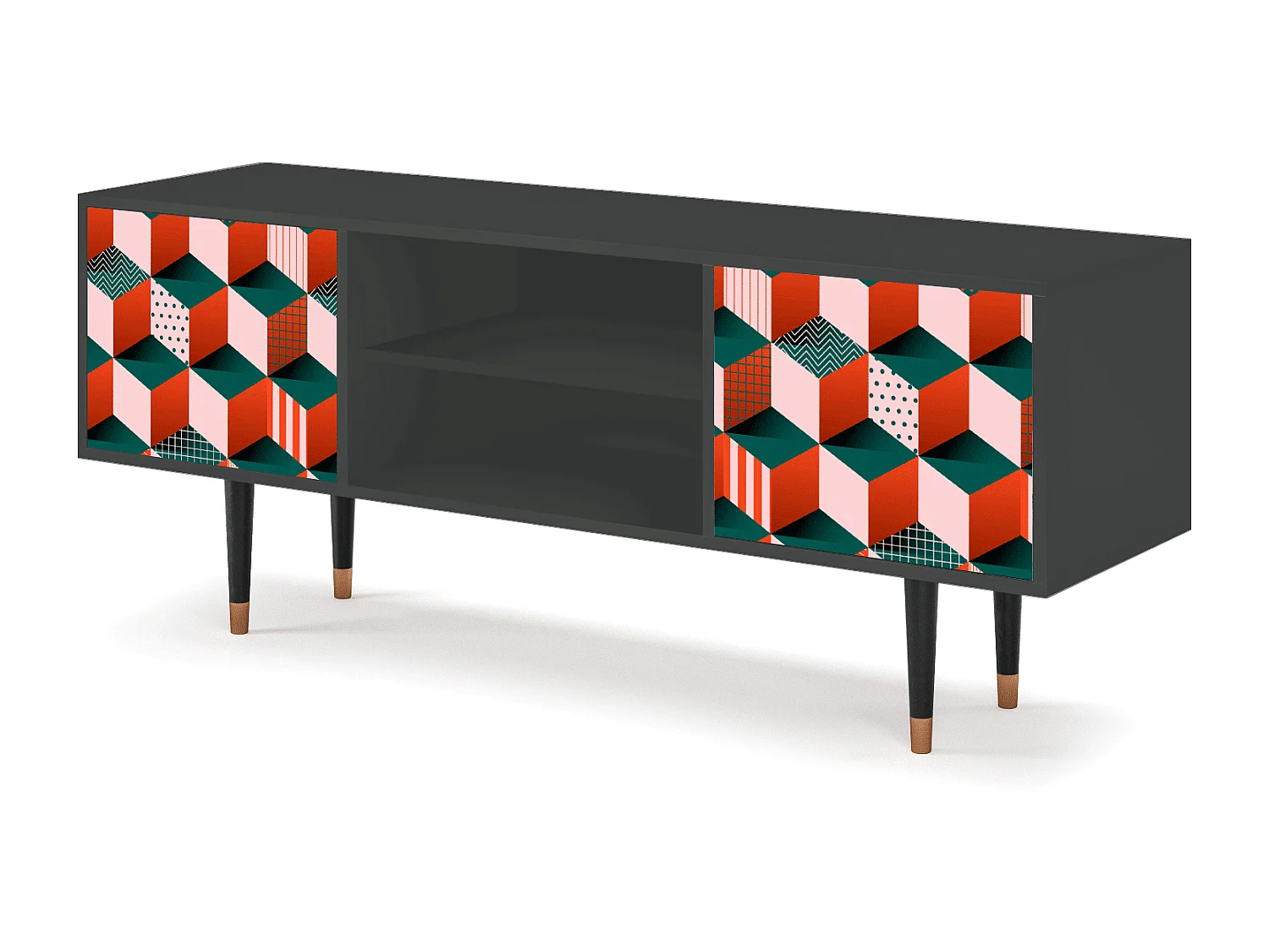 Meuble TV - 170х69х48 cm - T2 - Pepsi-Cola, Anthracite