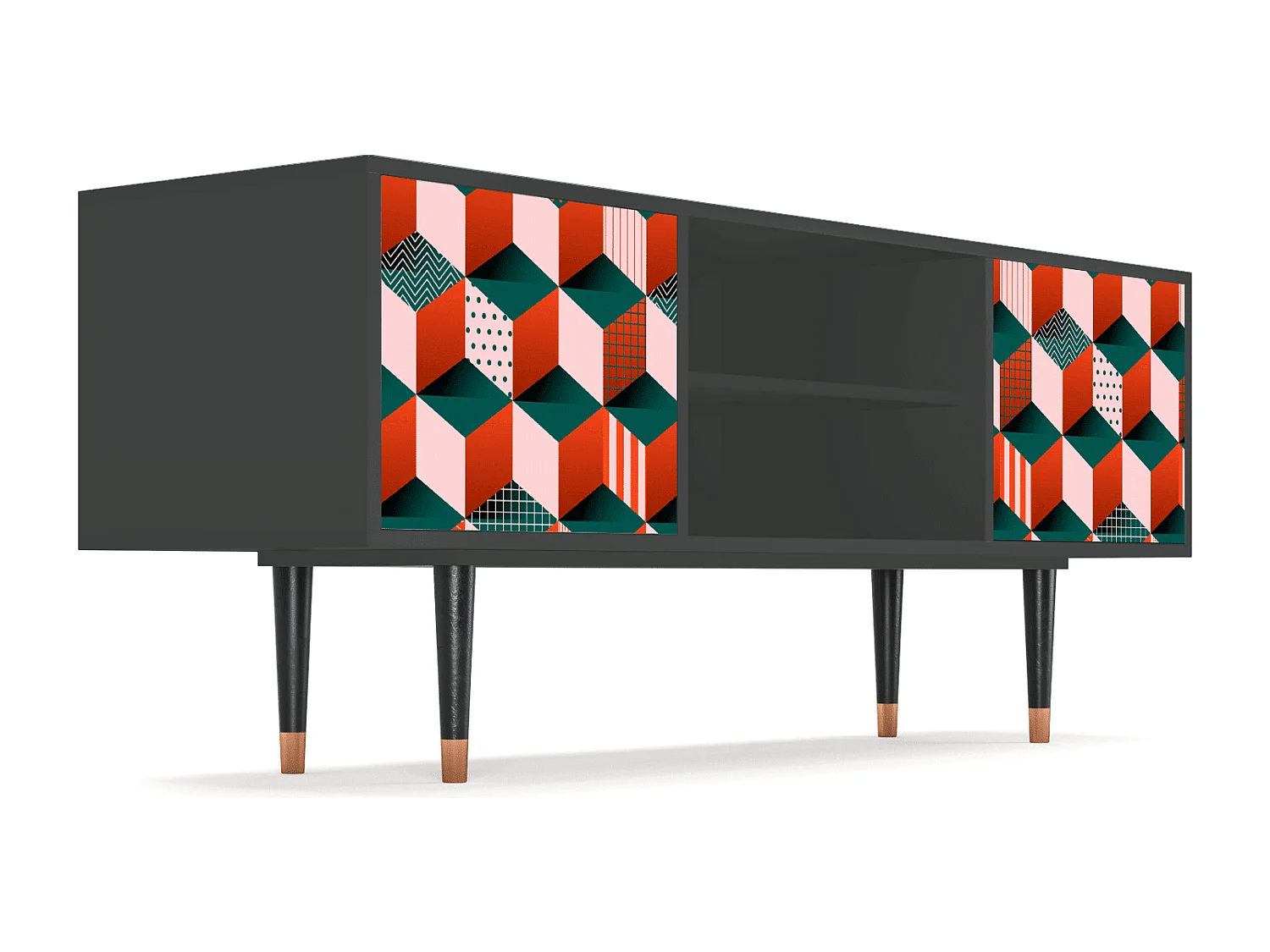 Meuble TV - 170х69х48 cm - T2 - Pepsi-Cola, Anthracite