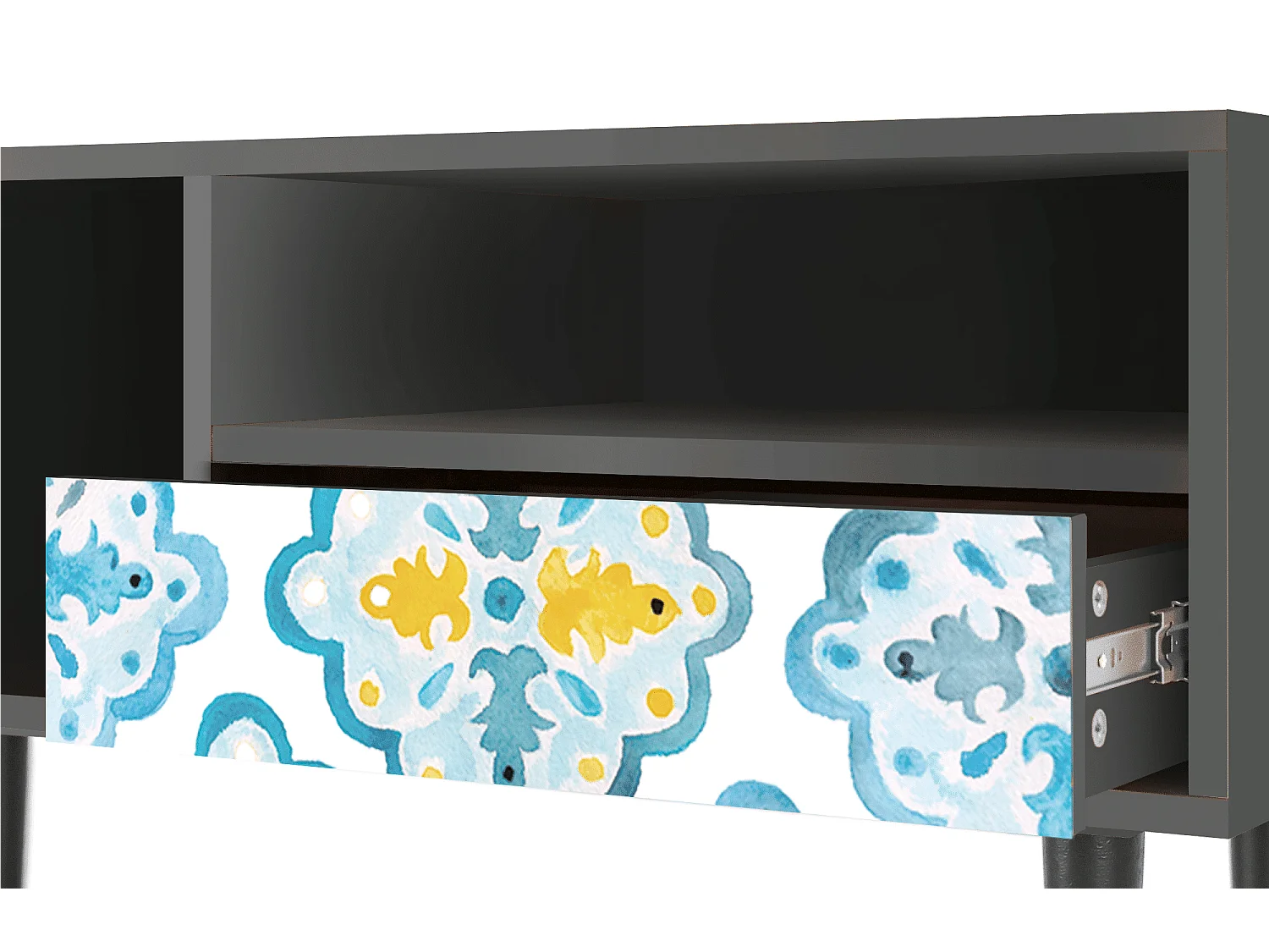 TV-meubel - 115х59х48 cm - T3 - Portugese tiles, Antraciet