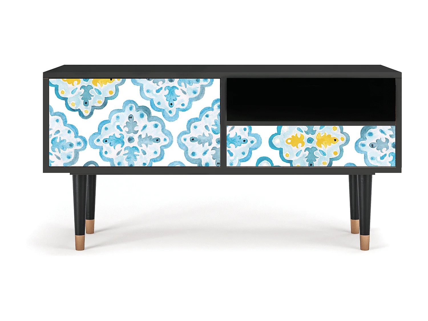 Mueble de TV - 115х59х48 cm - T3 - Portugese tiles, Antracita