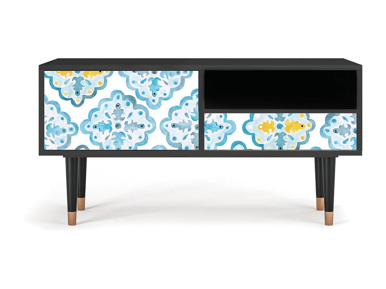 Meuble TV - 115х59х48 cm - T3 - Portugese tiles, Anthracite