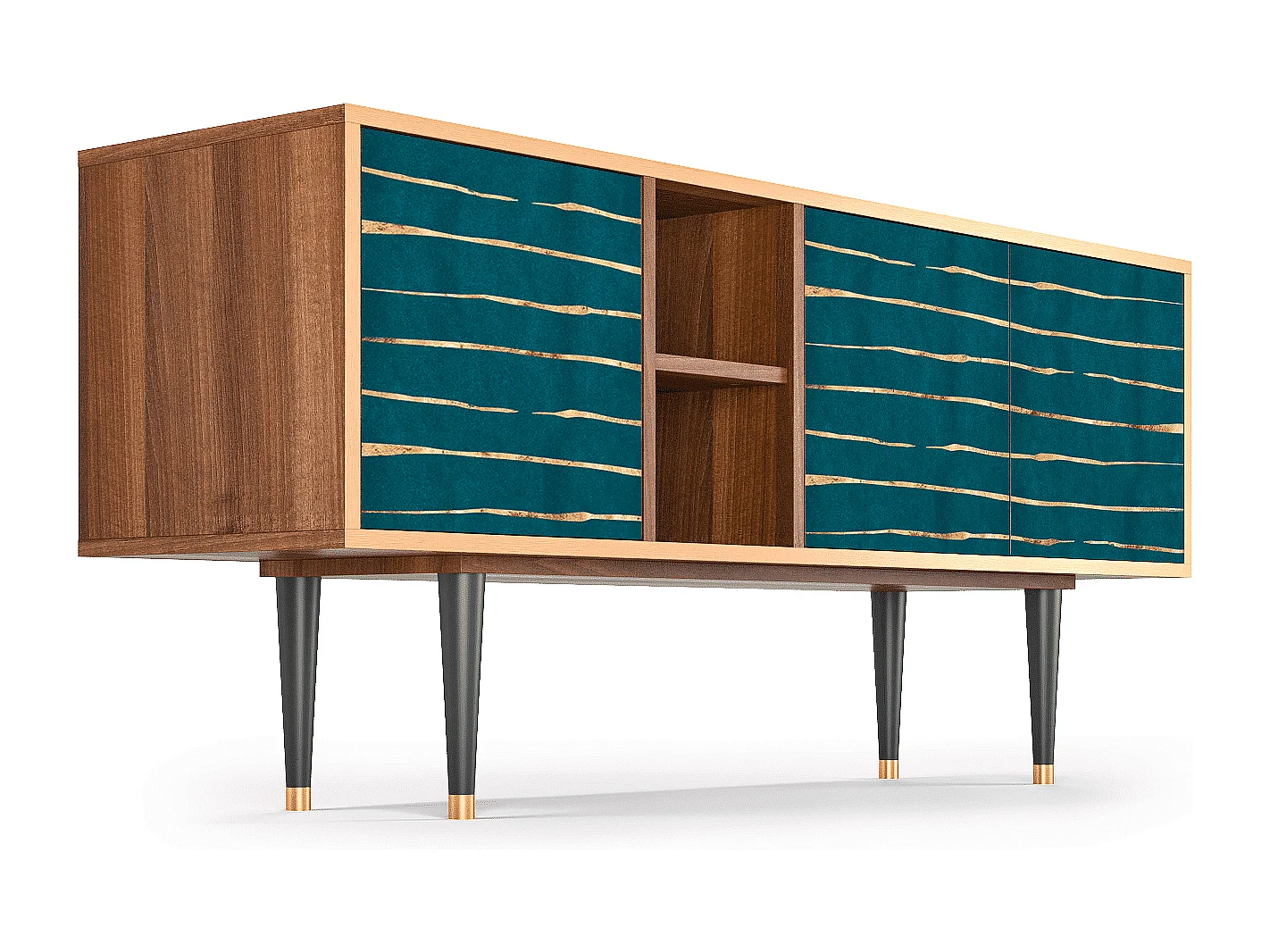 Szafka RTV - 150х69х41 cm - T5 - Ocean Drive, Orzech