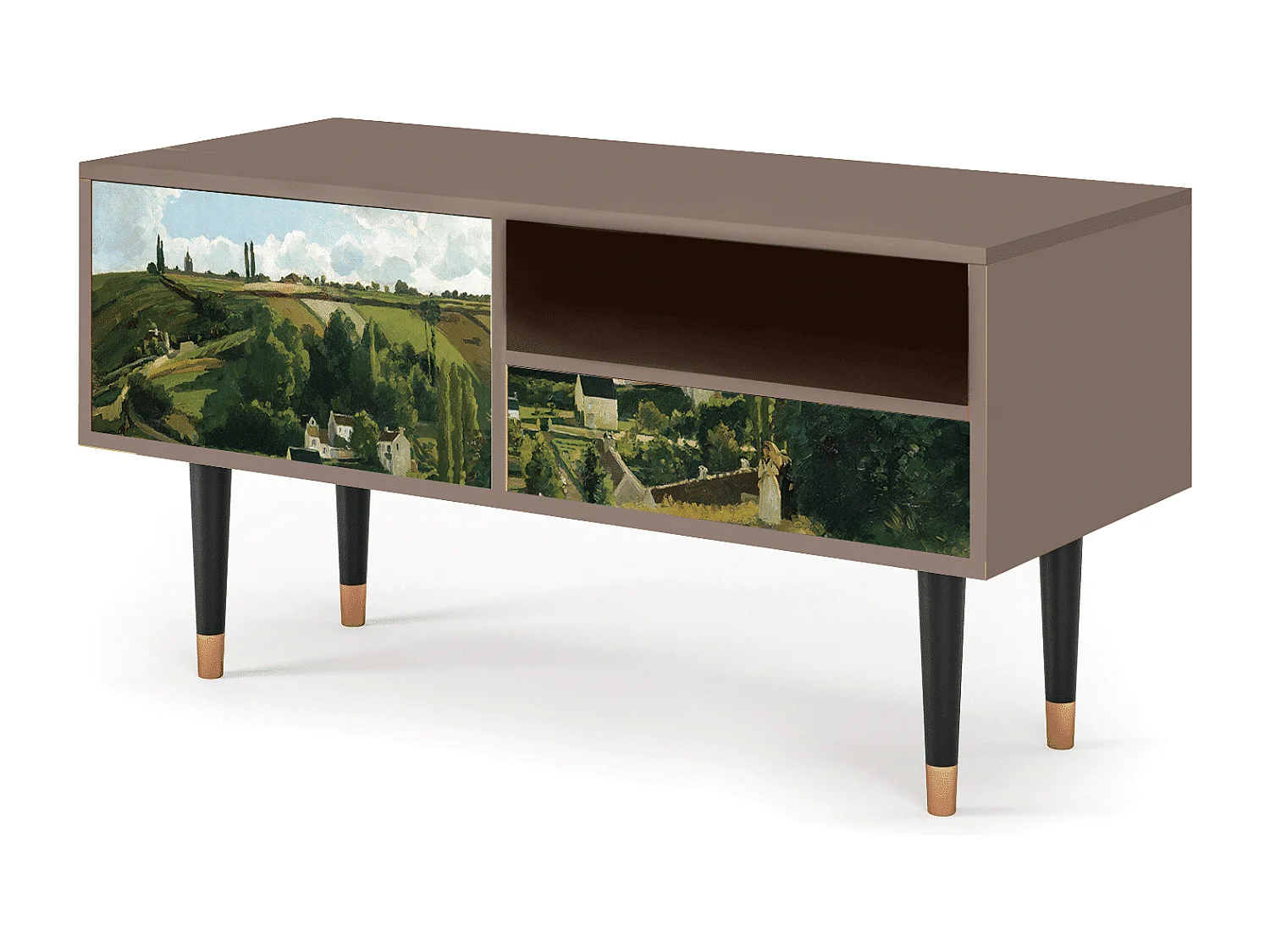 Meuble TV - 115х59х48 cm - T3 - Jalais Hill by Pissarro, Latte