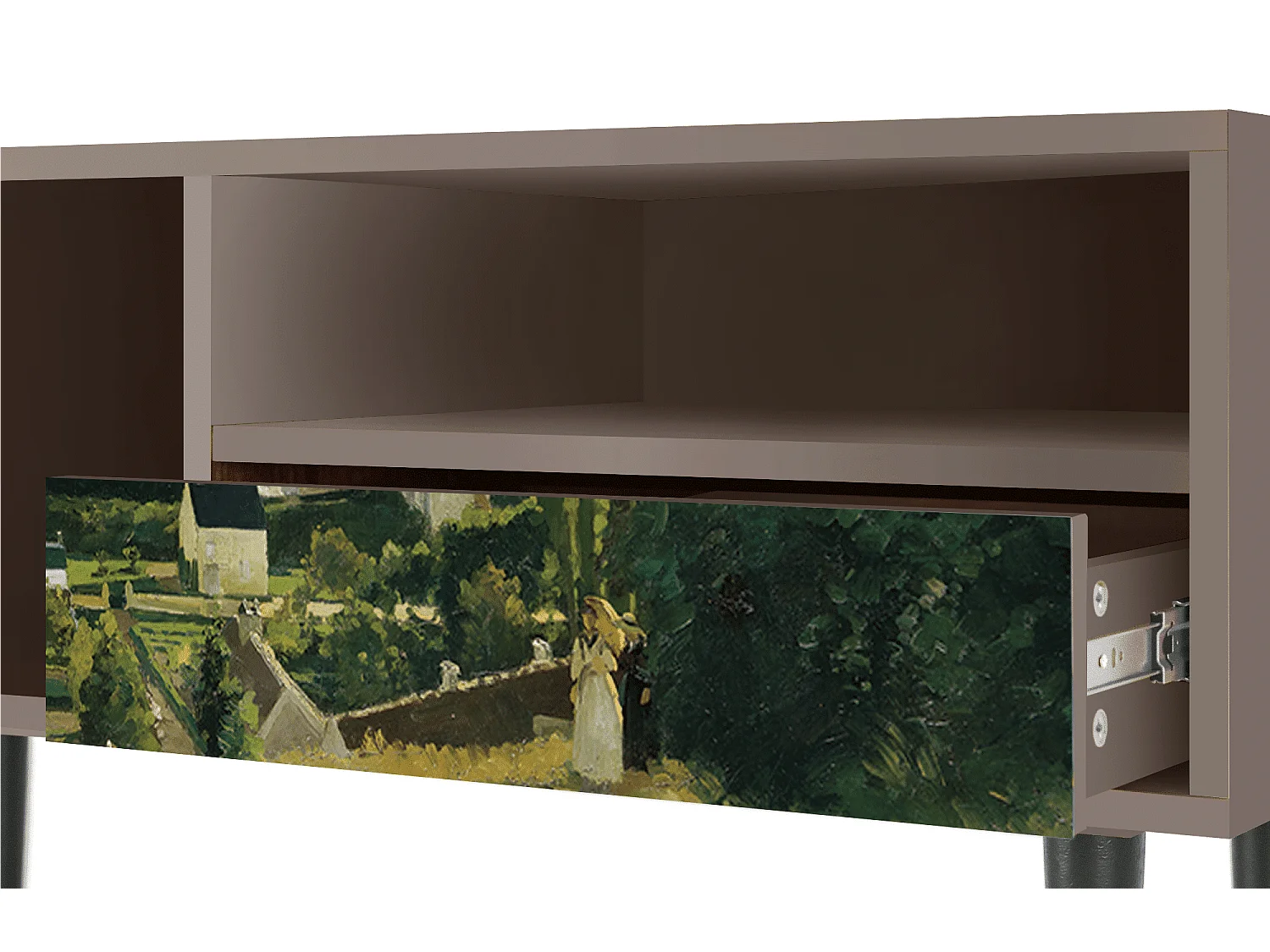Meuble TV - 115х59х48 cm - T3 - Jalais Hill by Pissarro, Latte