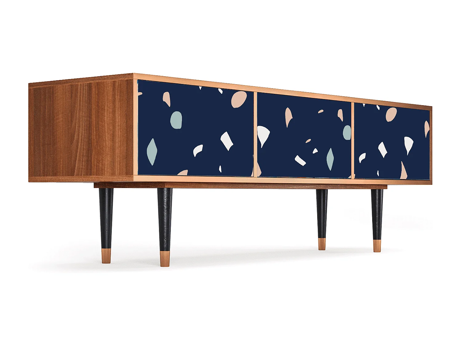 Szafka RTV - 170х59х48 cm - T4 - Space Satellites, Orzech