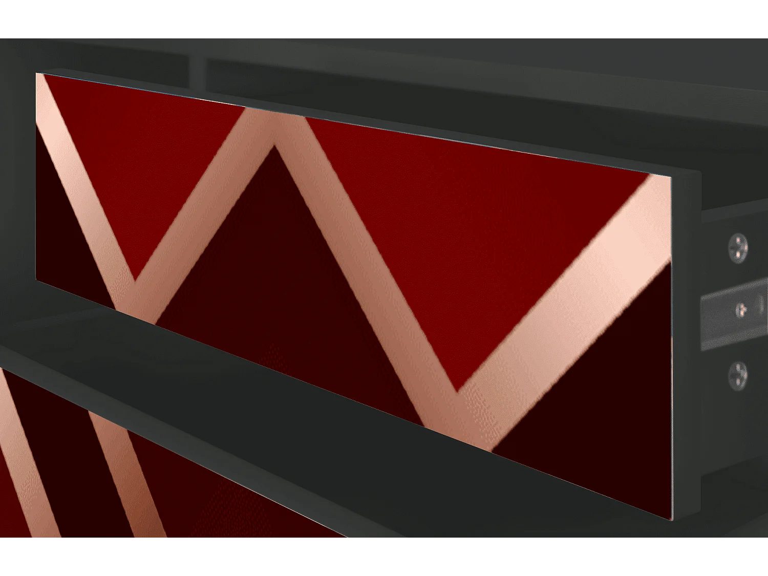 TV-meubel - 170х59х48 cm - T4 - Velvet 1920's, Antraciet