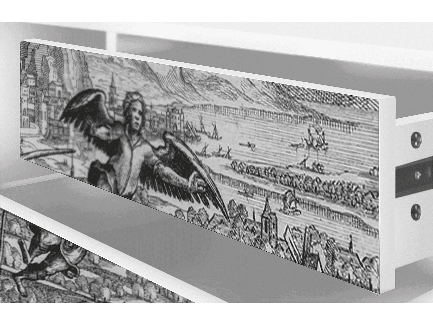 Meuble TV - 170х59х48 cm - T4 - Departure, Blanc