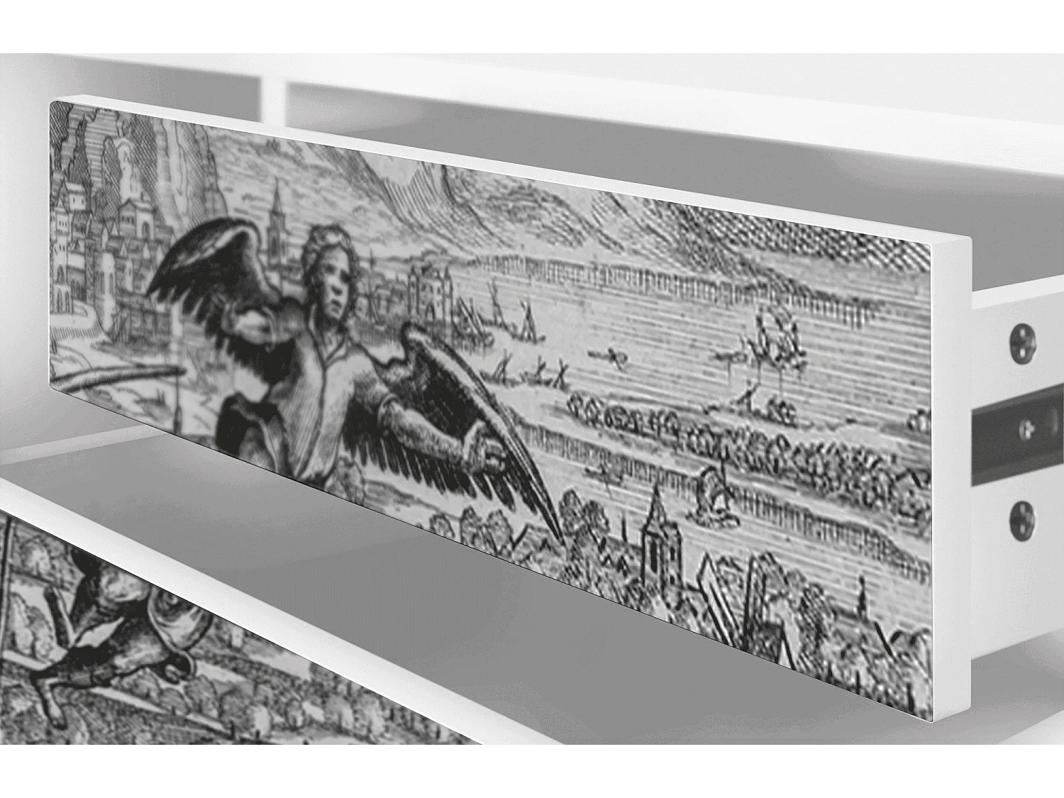 Mobile TV - 170х59х48 cm - T4 - Departure, Bianco