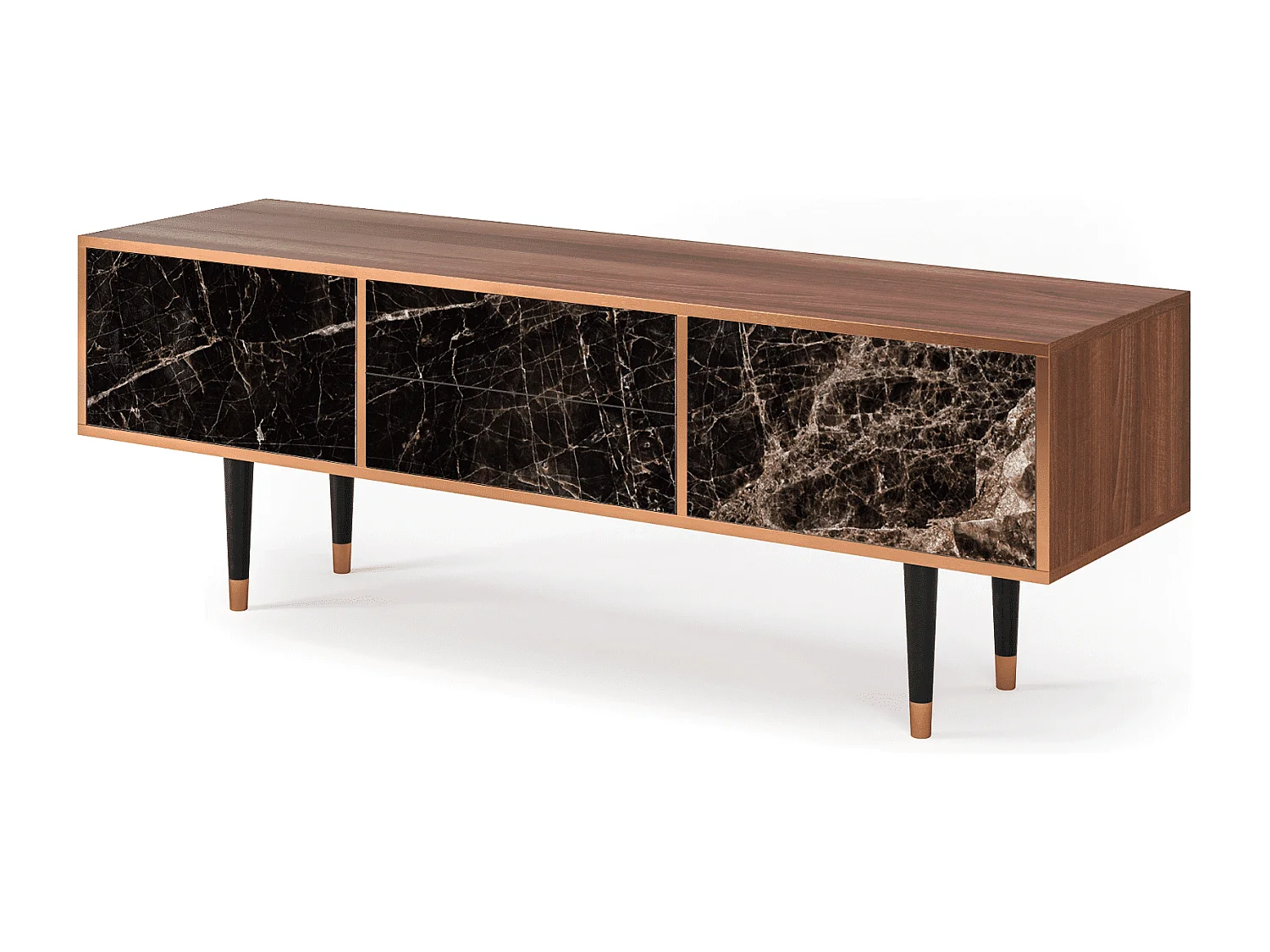 TV-meubel - 170х59х48 cm - T4 - Night Abyss, Walnoot