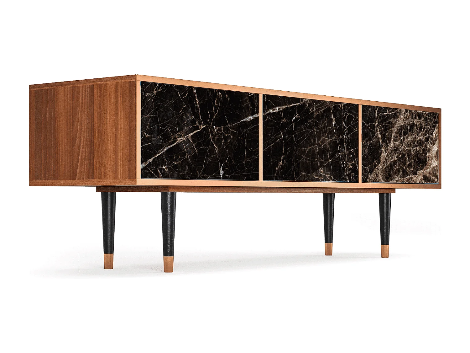 TV-meubel - 170х59х48 cm - T4 - Night Abyss, Walnoot