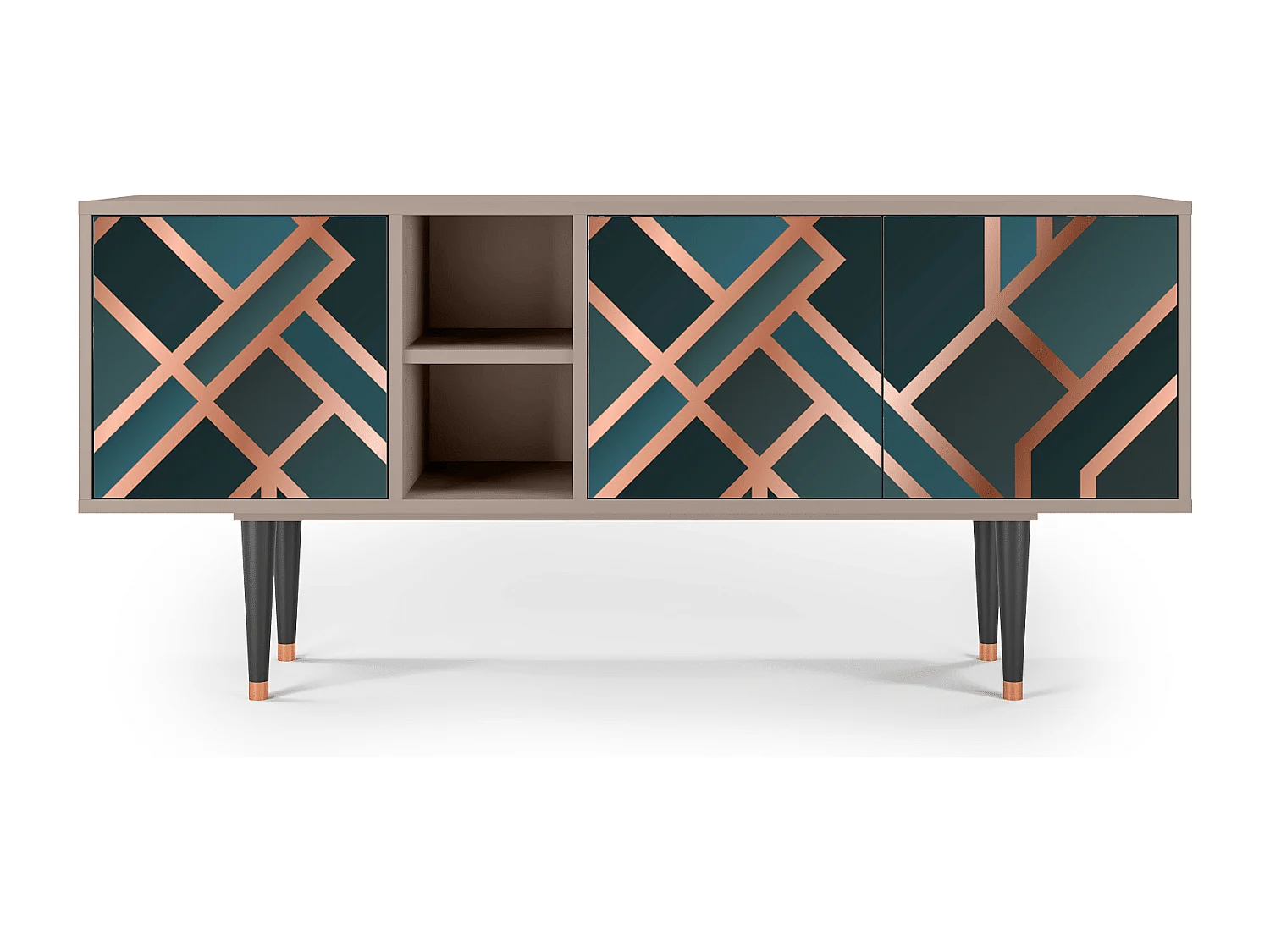 TV-meubel - 150х69х41 cm - T5 - Bronze Crossroad, Latte