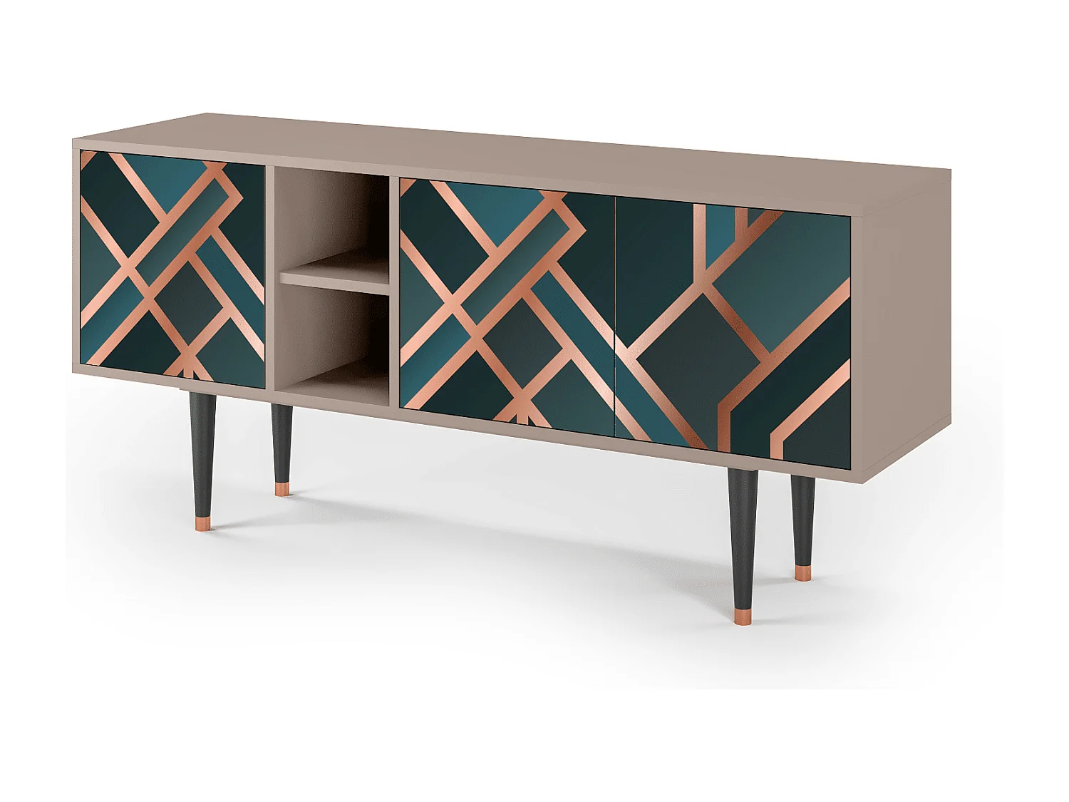 TV-meubel - 150х69х41 cm - T5 - Bronze Crossroad, Latte