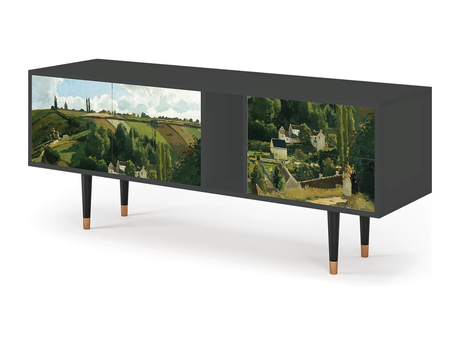 Meuble TV - 170х69х48 cm - T1 - Jalais Hill by Pissarro, Anthracite