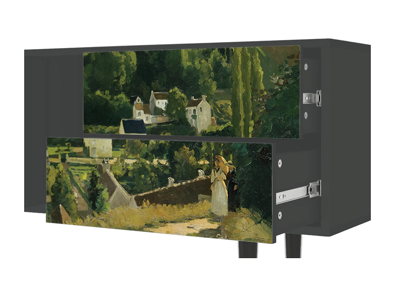 Meuble TV - 170х69х48 cm - T1 - Jalais Hill by Pissarro, Anthracite