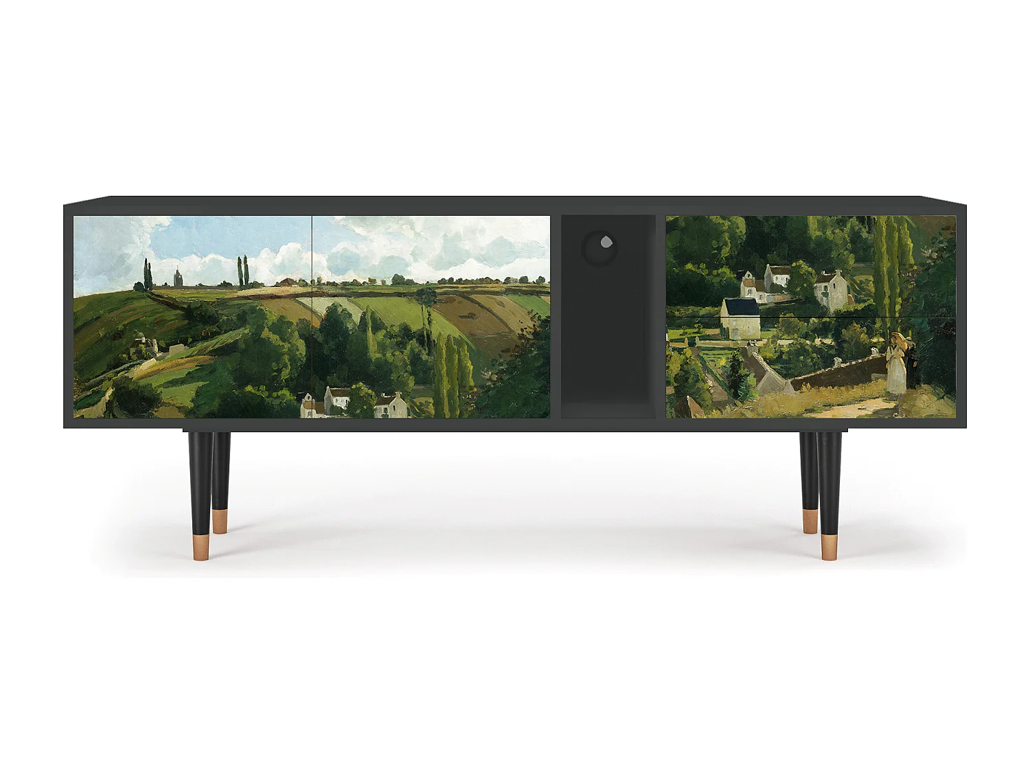 Meuble TV - 170х69х48 cm - T1 - Jalais Hill by Pissarro, Anthracite