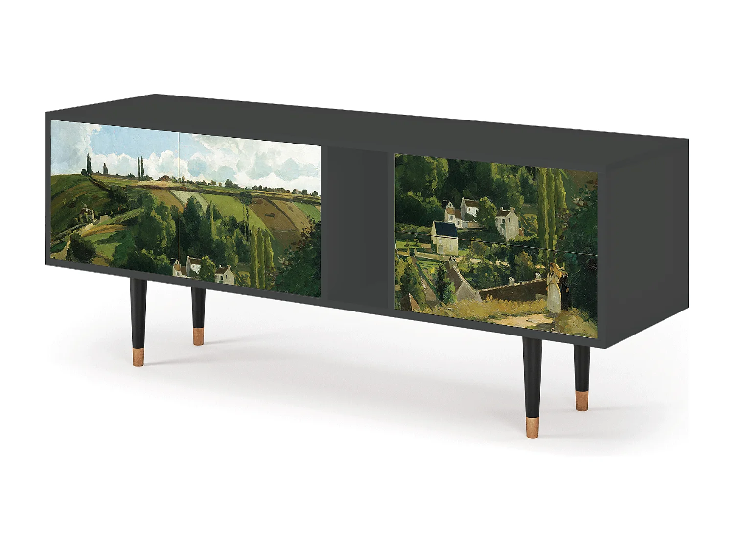 Meuble TV - 170х69х48 cm - T1 - Jalais Hill by Pissarro, Anthracite
