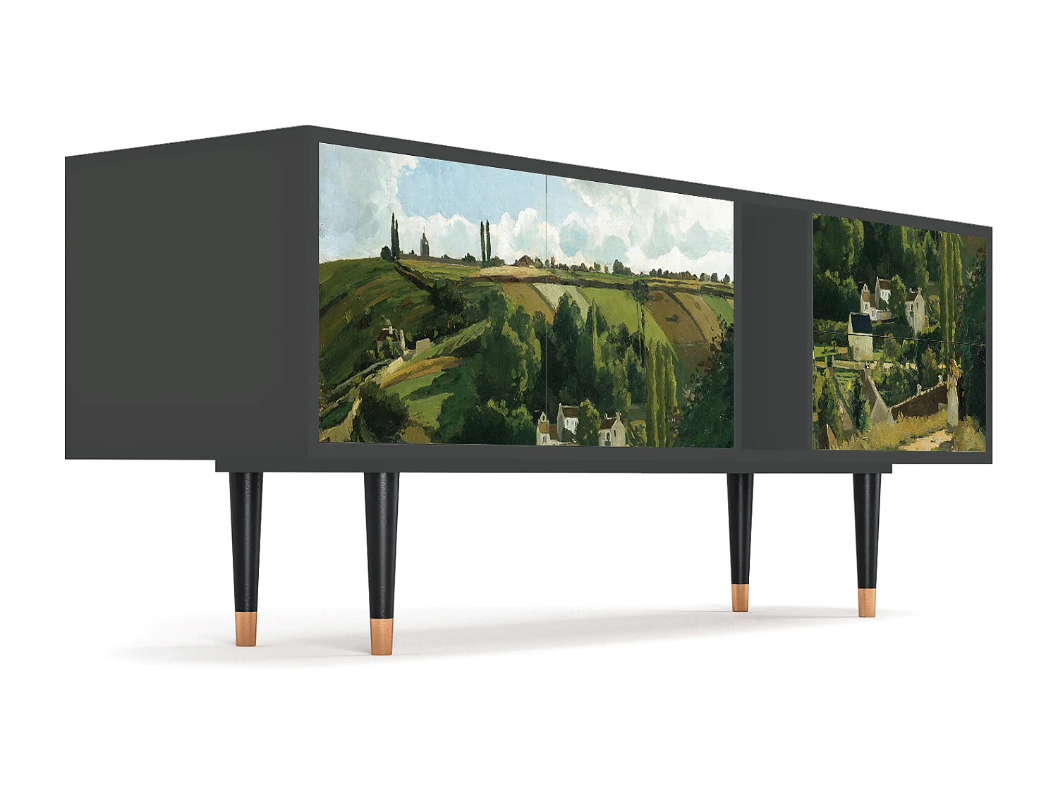 Meuble TV - 170х69х48 cm - T1 - Jalais Hill by Pissarro, Anthracite