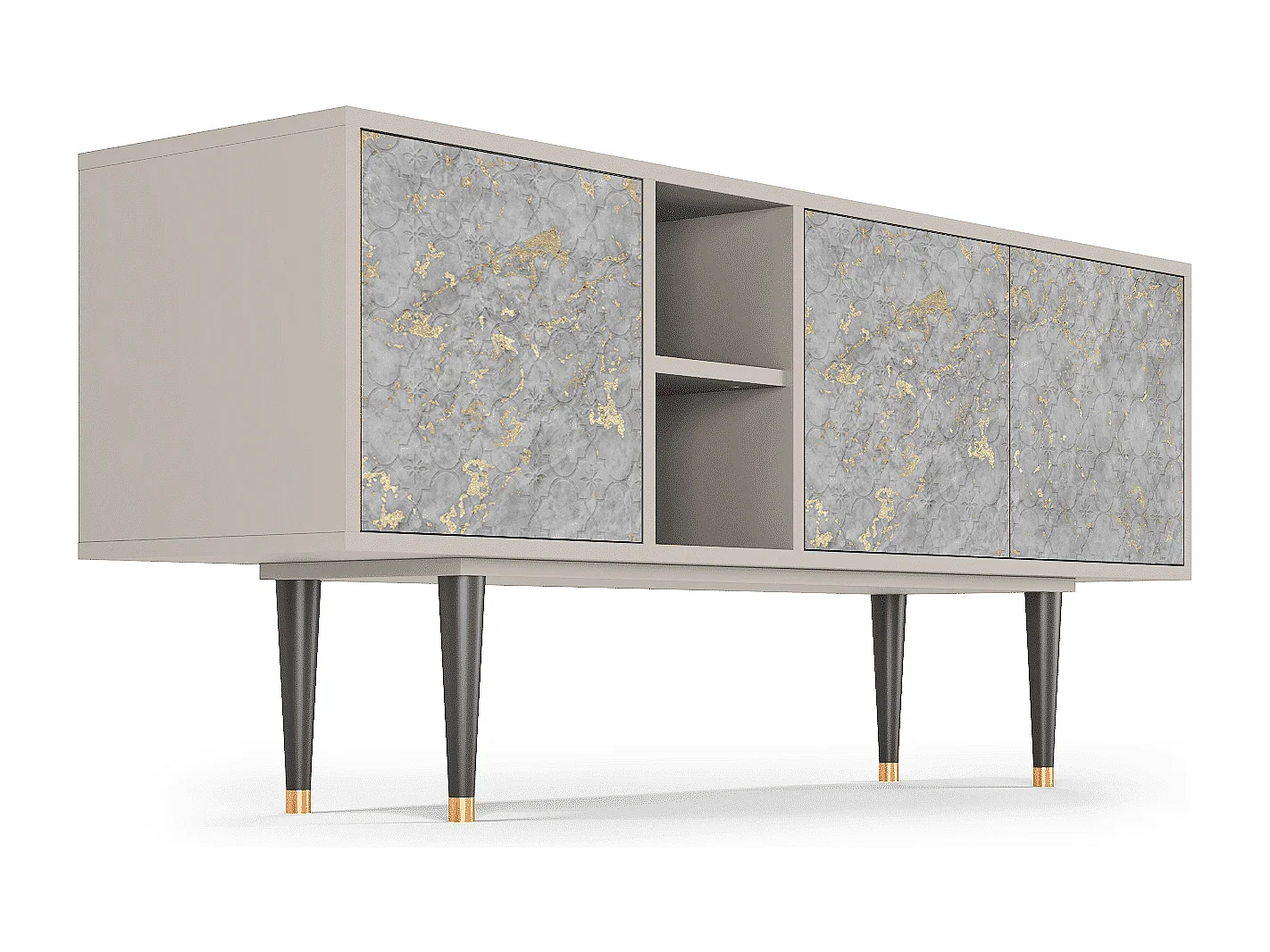 TV-Möbel - 150х69х41 cm - T5 - Mariana Trench, Sand