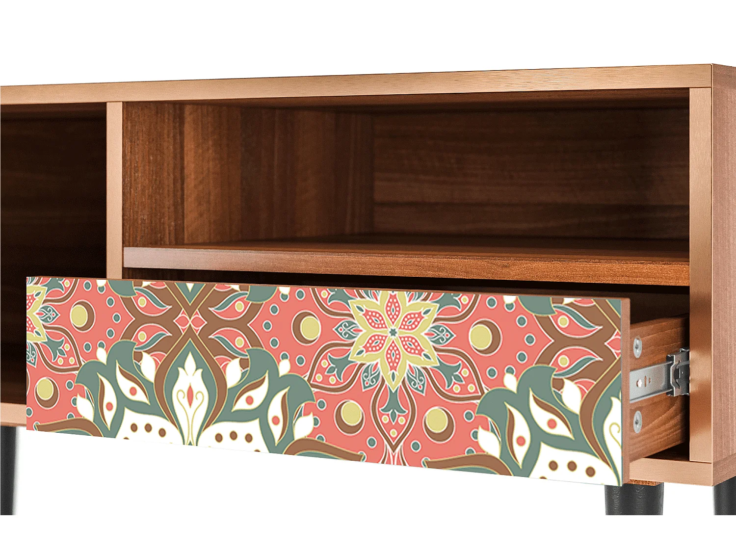 Mobile TV - 115х59х48 cm - T3 - Peach Grove, Noce