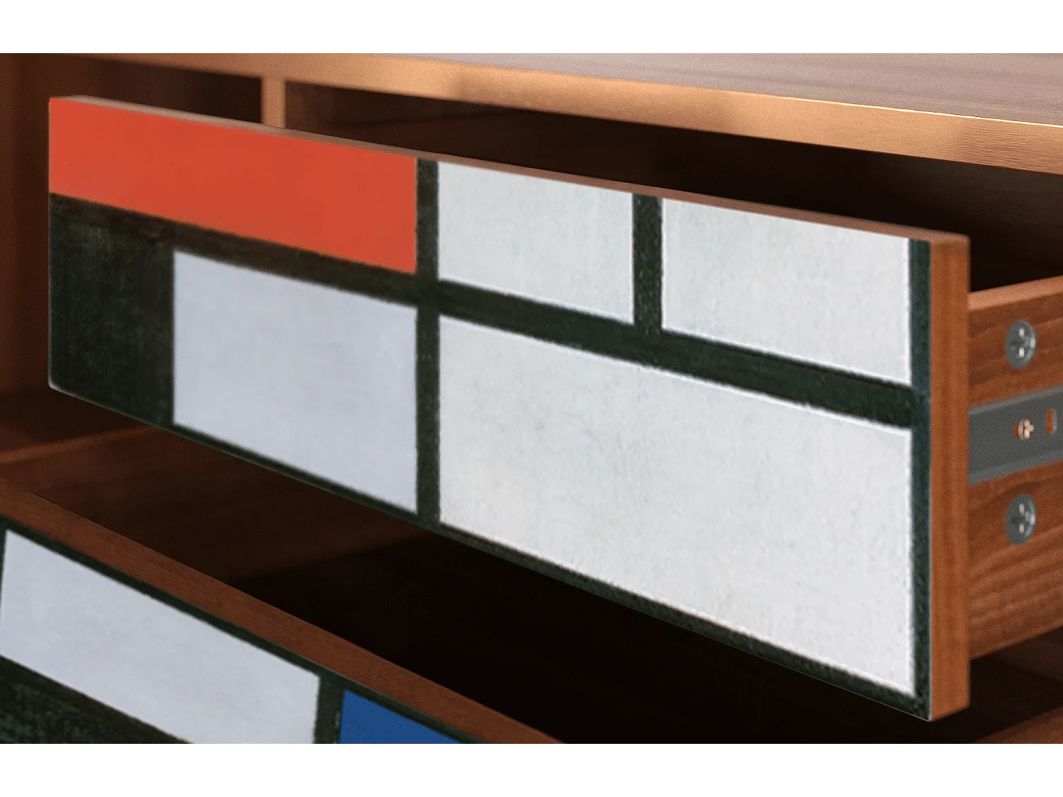 Meuble TV - 170х59х48 cm - T4 - Composition, Noyer