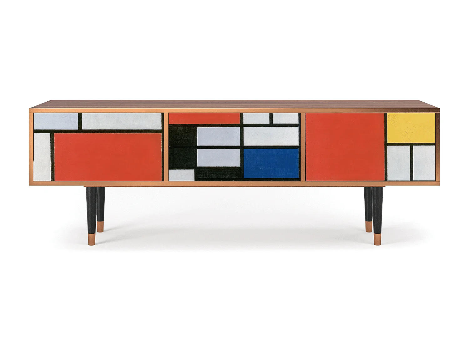 TV-Möbel - 170х59х48 cm - T4 - Composition, Walnuss