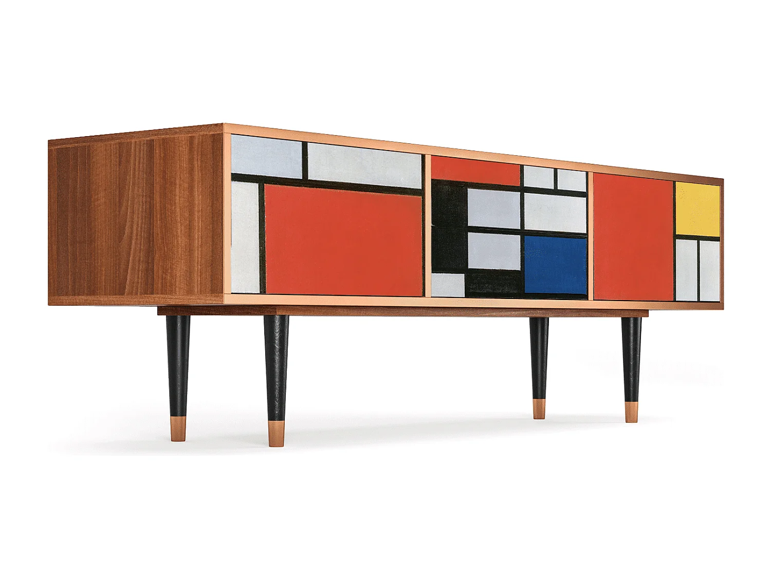 TV-Möbel - 170х59х48 cm - T4 - Composition, Walnuss