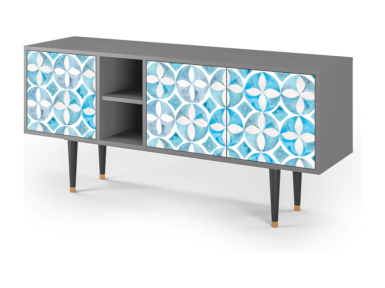 TV-Möbel - 150х69х41 cm - T5 - Porto Mood, Grau