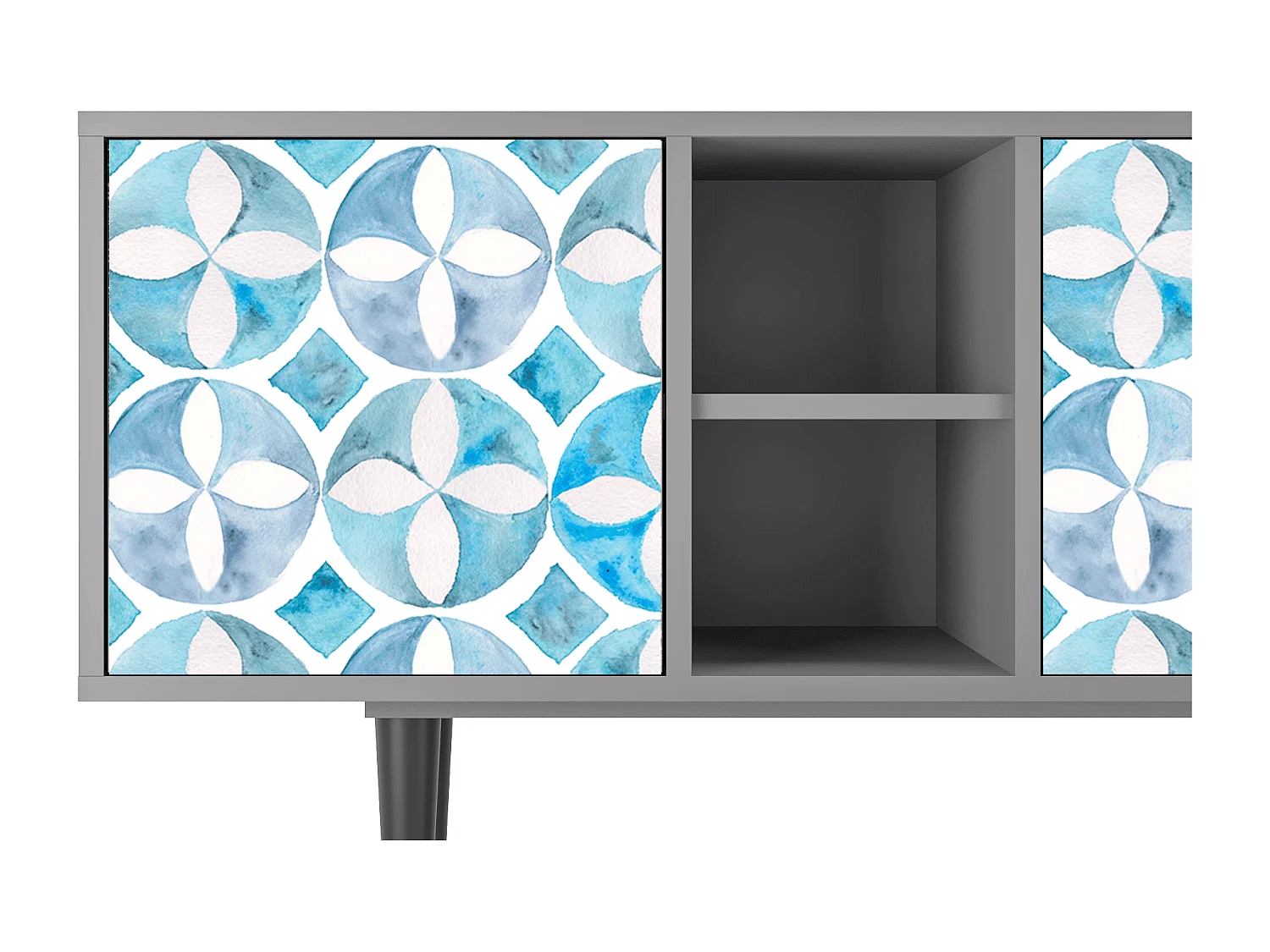 Mobile TV - 150х69х41 cm - T5 - Porto Mood, Grigio