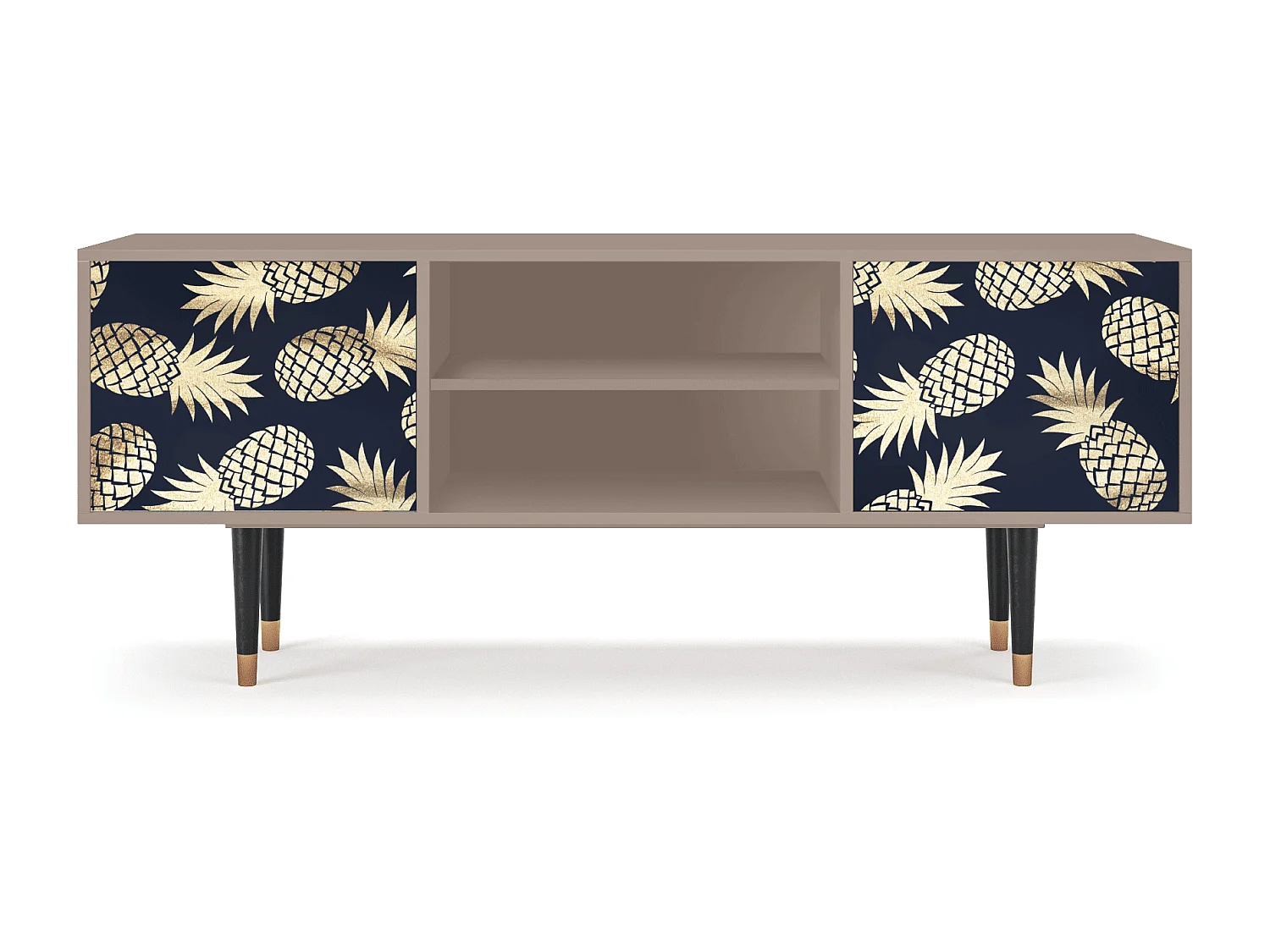 Mueble de TV - 170х69х48 cm - T2 - Sunny Pineaple, Latte