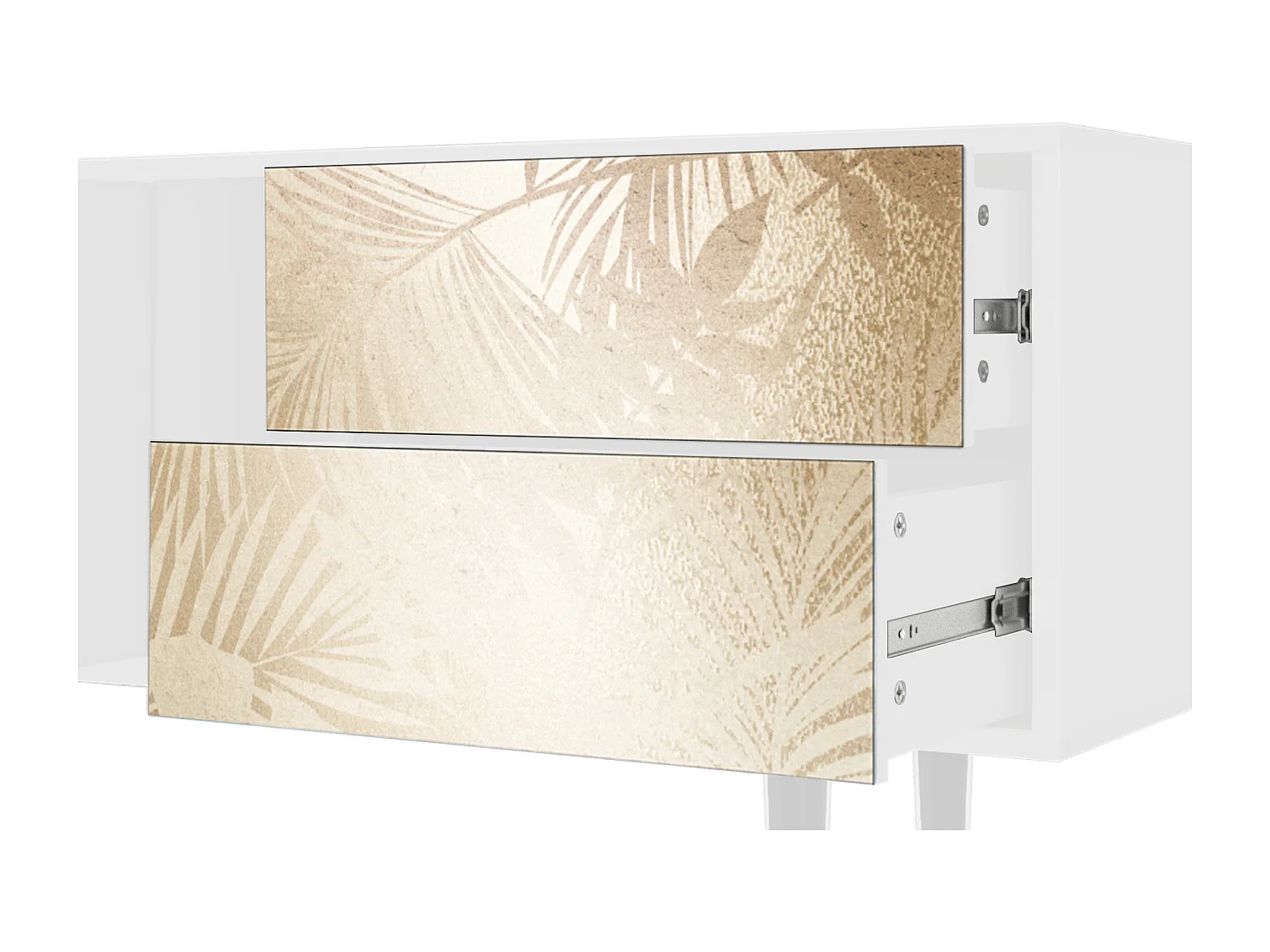 Meuble TV - 170х69х48 cm - T1 - Plant of the Dessert, Blanc