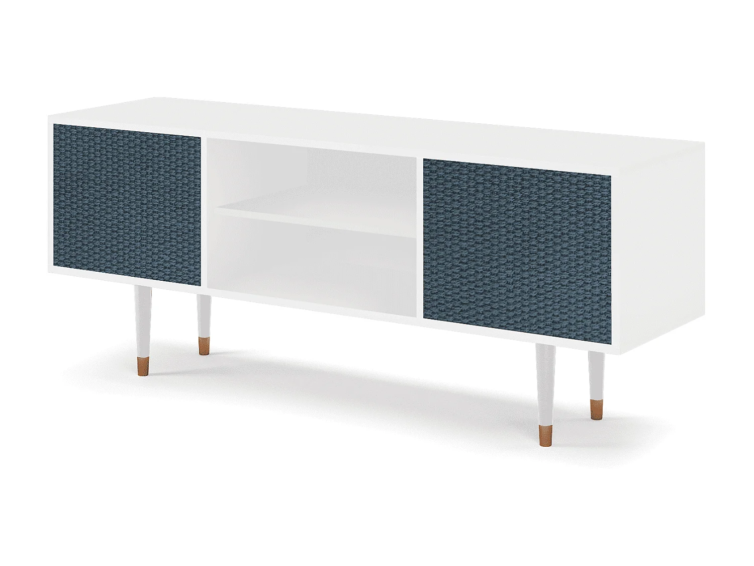 TV-meubel - 170х69х48 cm - T2 - Knitted Pattern, Wit