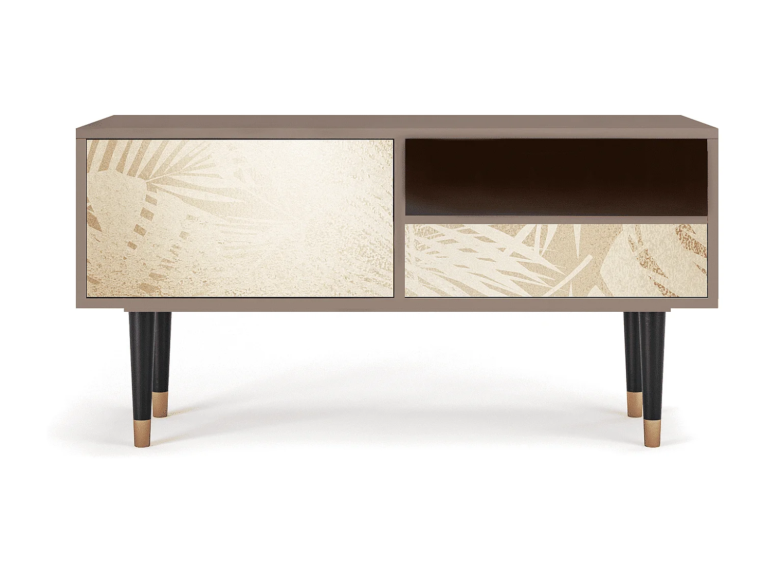 Mueble de TV - 115х59х48 cm - T3 - Plant of the Dessert, Latte