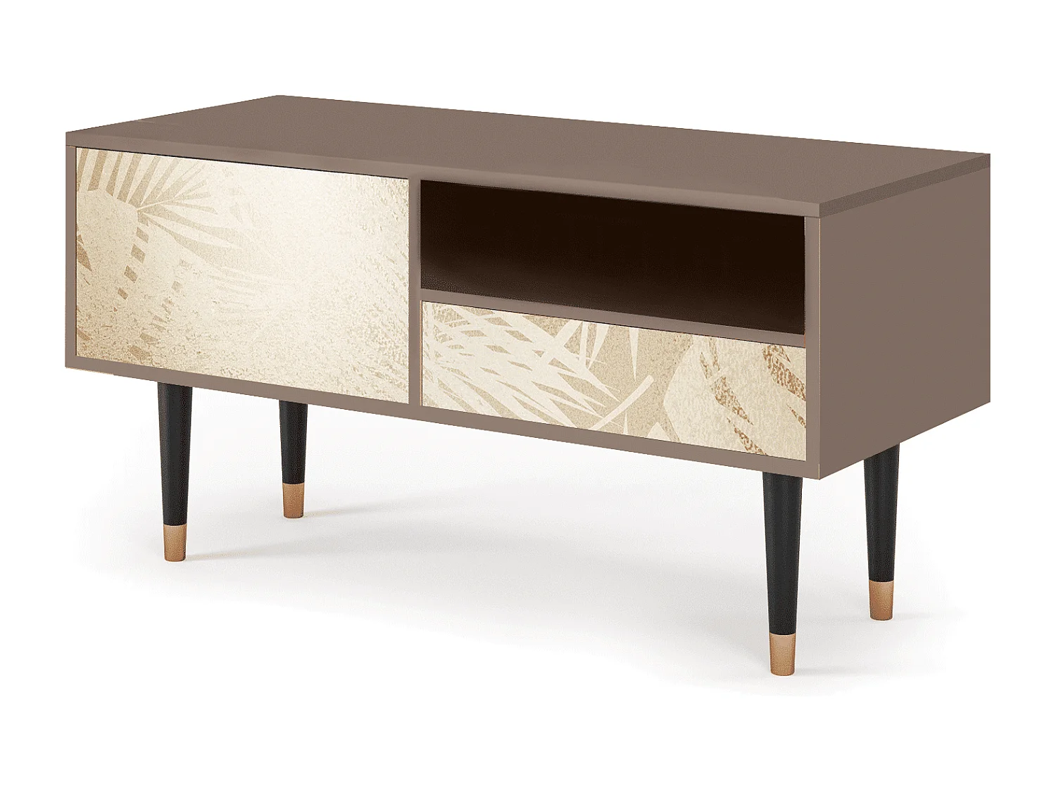 Mueble de TV - 115х59х48 cm - T3 - Plant of the Dessert, Latte