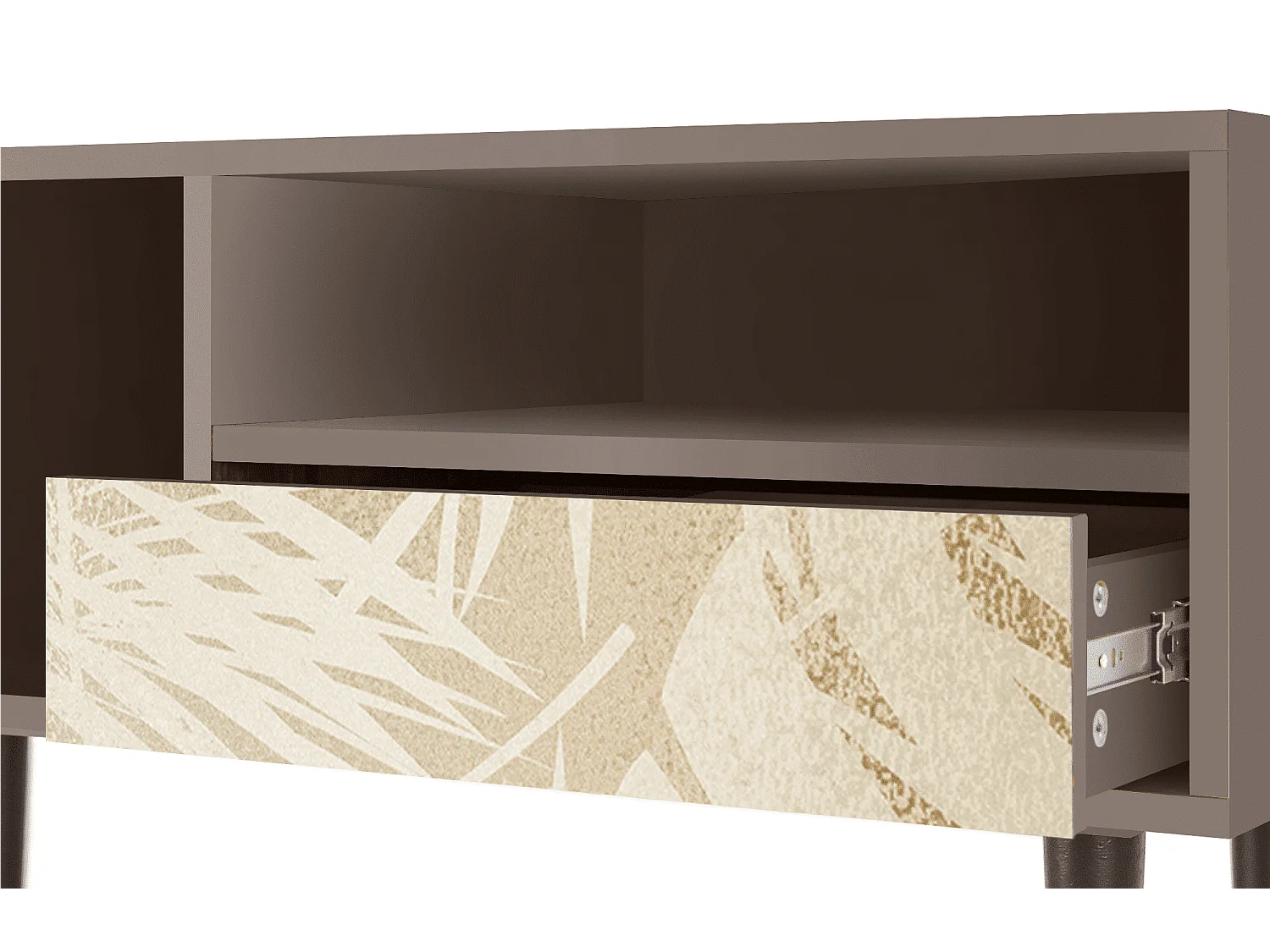 Mueble de TV - 115х59х48 cm - T3 - Plant of the Dessert, Latte