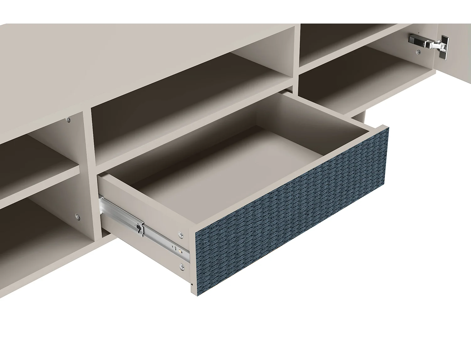 Mobile TV - 170х59х41 cm - T6 - Knitted Pattern, Sabbia