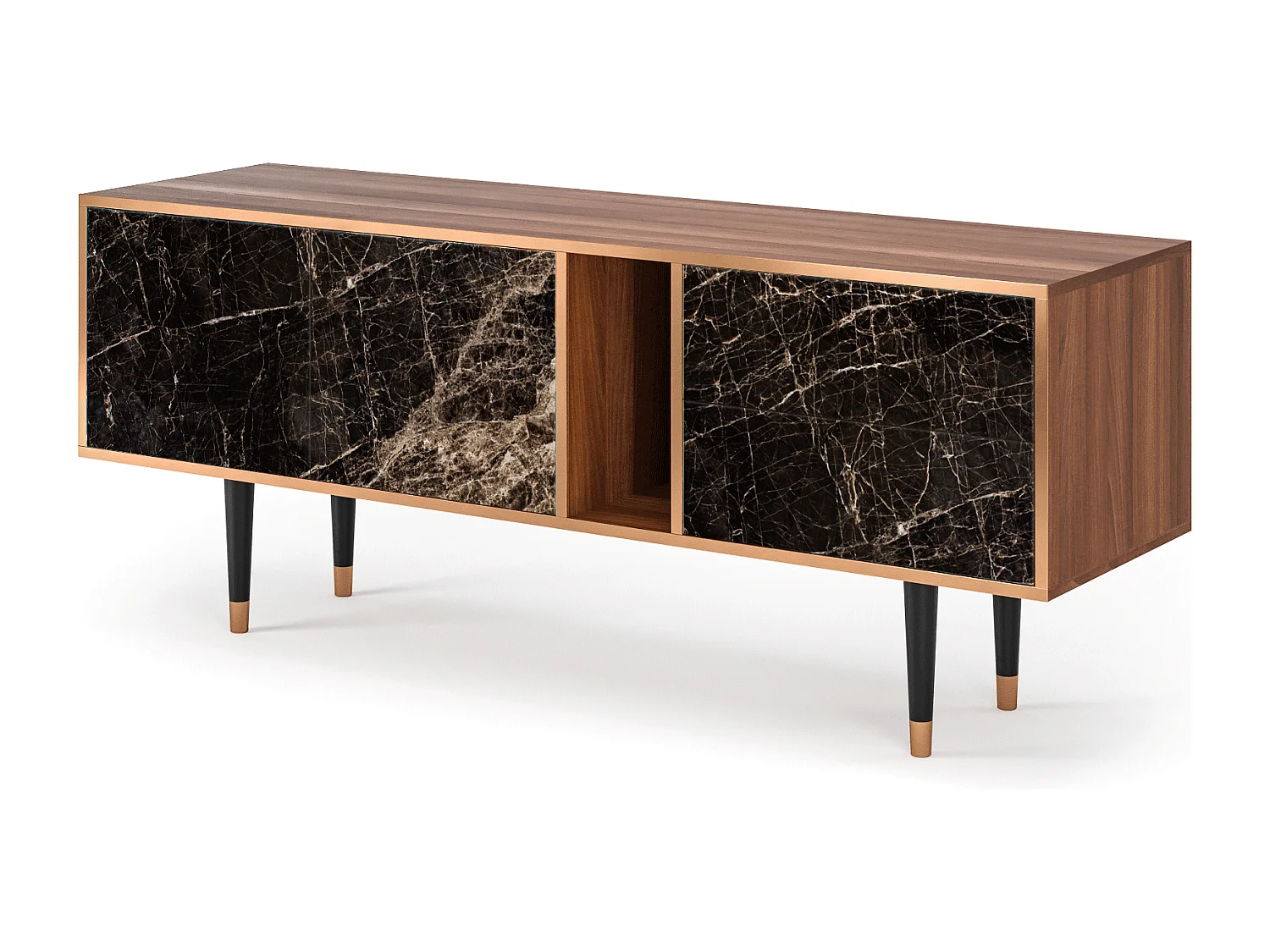 Meuble TV - 170х69х48 cm - T1 - Night Abyss, Noyer