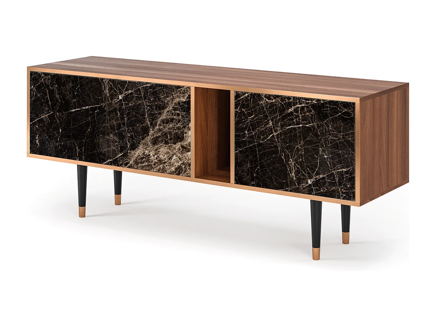 TV-meubel - 170х69х48 cm - T1 - Night Abyss, Walnoot