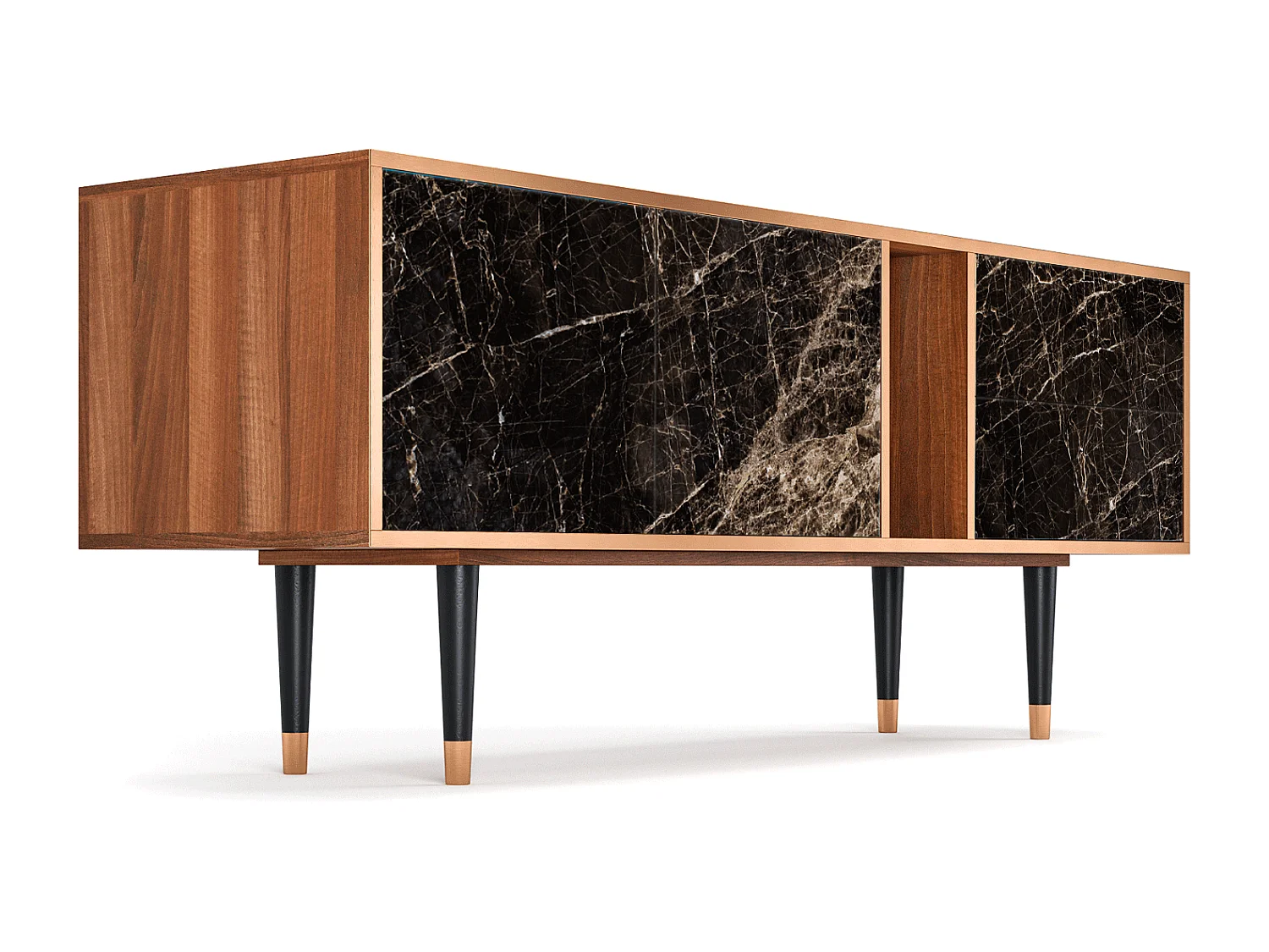 TV-meubel - 170х69х48 cm - T1 - Night Abyss, Walnoot