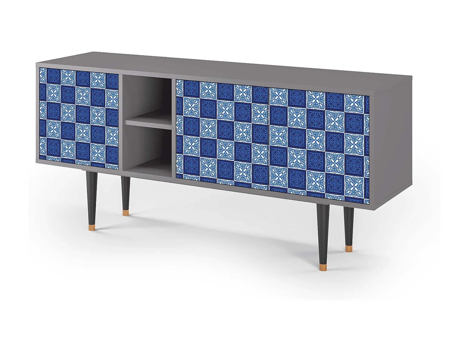 TV-Möbel - 150х69х41 cm - T5 - Light Path, Grau