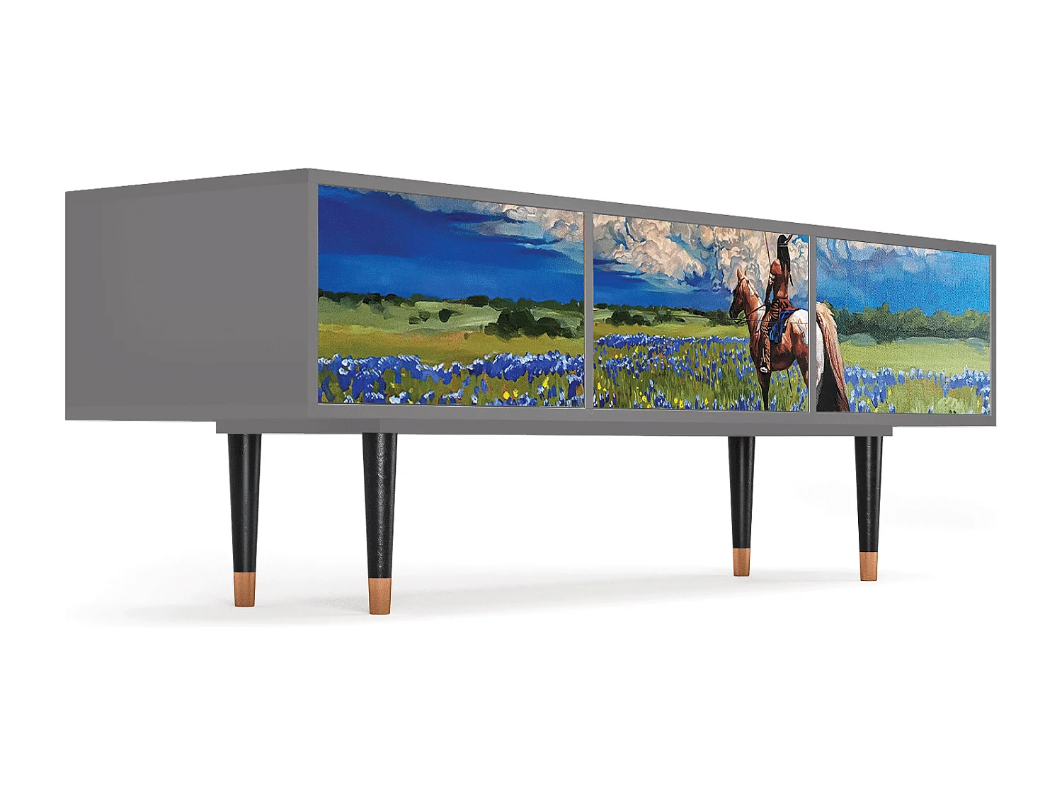 TV-Möbel - 170х59х48 cm - T4 - Thunderheads by Dean, Grau